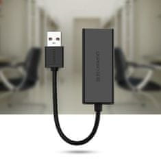 Ugreen Zunanji adapter LAN RJ45 - USB 2.0 100 Mb/s - črn