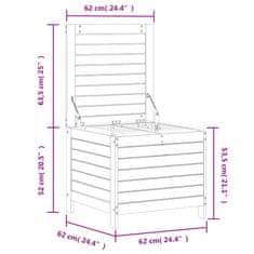 Vidaxl Vrtni stolček za noge 62x63,5x53,5 cm trden les douglas
