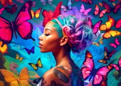 ENJOY Puzzle Queen of Butterflies 1000 kosov