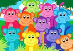 ENJOY Puzzle Rainbow monkeys 1000 kosov