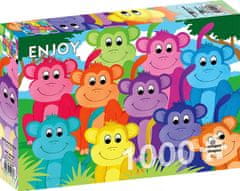 ENJOY Puzzle Rainbow monkeys 1000 kosov