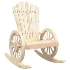 Greatstore Vrtni gugalni stoli Adirondack 2 kosa trden les jelke