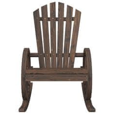 Greatstore Vrtni gugalni stoli Adirondack 2 kosa trden les jelke