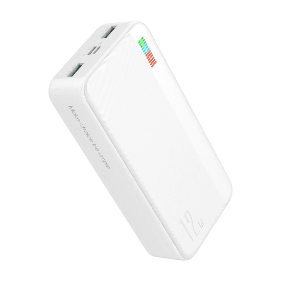 Joyroom Powerbank 30000mAh Dazzling Series 12W bela