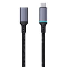 BASEUS Kabelski podaljšek USB-C High Definition Series 10Gb/s 1m črn