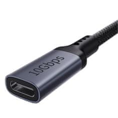 BASEUS Kabelski podaljšek USB-C High Definition Series 10Gb/s 1m črn