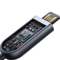 PRO Avtomobilski brezžični avdio oddajnik USB AUX JR-CB6 sive barve