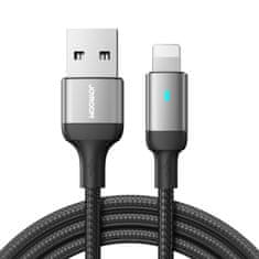 Joyroom Kabel za iPhone serije A10 USB - Lightning 2,4A 1,2 m črn