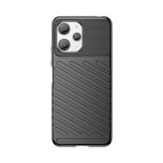 HURTEL Oklepni prilagodljiv ovitek za Xiaomi Redmi 12 Thunder Case black