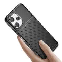 HURTEL Oklepni prilagodljiv ovitek za Xiaomi Redmi 12 Thunder Case black