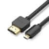 shumee Audio Video kabel microHDMI - HDMI 2.0 2m črn