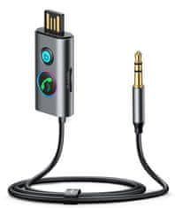PRO Avtomobilski brezžični sprejemnik Audio USB AUX TF Card JR-CB7 Grey