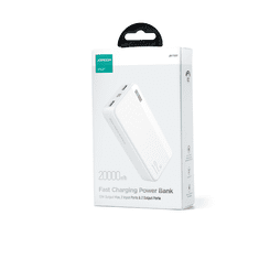 Joyroom Powerbank 20000mAh Dazzling Series 12W bela