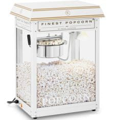 Royal Catering Retro TEFLON 1600 W 5-6 kg/h stroj za praženje popcorna - bela in zlata