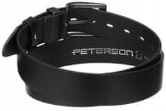 Peterson Usnjen, širok moški pas s klasično zaponko - 100