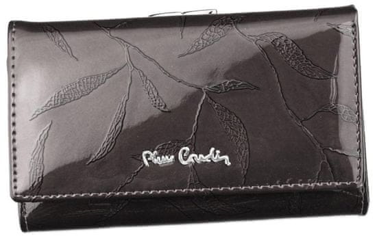 Pierre Cardin Srednje velika lakirana ženska denarnica z delom za kovance