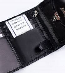 Rovicky Srednja ženska usnjena denarnica na zaponko