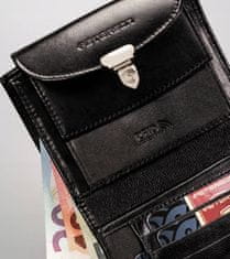 Peterson Ženska usnjena denarnica z RFID sistemom na zapenjanje