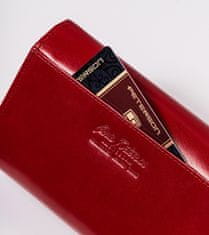 Peterson Ženska usnjena denarnica z zunanjim žepom