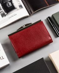 Peterson Majhna, usnjena ženska denarnica s kljukico in zaponko