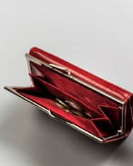 Peterson Majhna, usnjena ženska denarnica s kljukico in zaponko