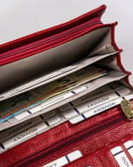 Rovicky Klasična ženska usnjena denarnica z RFID sistemom