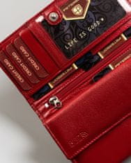 Peterson Večbarvna ženska usnjena denarnica na zaponko
