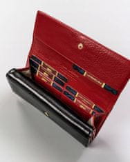 Peterson Velika usnjena ženska denarnica na zaponko