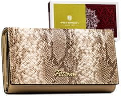 Peterson Elegantna ženska denarnica z vzorcem kačje kože