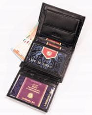 Peterson Klasična, vertikalna ženska denarnica iz naravnega usnja