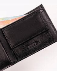 Peterson Klasična majhna ženska denarnica iz naravnega usnja