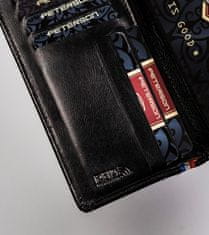 Peterson Vertikalna ženska denarnica iz naravnega usnja