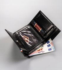 Peterson Usnjena ženska denarnica z RFID sistemom na zapenjanje na kljukico