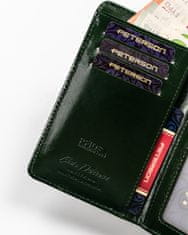 Peterson Elegantna ženska denarnica iz ekološkega usnja na zaponko