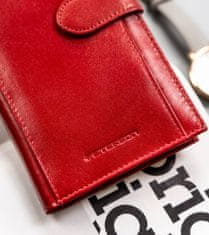 Peterson Velika, usnjena ženska denarnica na zaponko