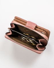 Rovicky Ženska denarnica iz masivnega ekološkega usnja, zapenjanje na zaponko