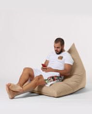 Atelier Del Sofa Vrtna vreča Bean Bag, piramida Big Bed Pouf - Mink