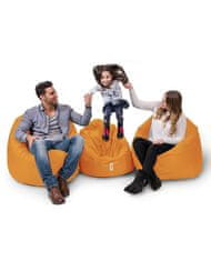 Atelier Del Sofa Garden Bean Bag, Iyzi 100 Cushion Pouf - Orange