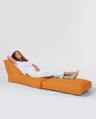 Atelier Del Sofa Garden Bean Bag, Siesta Sofa Bed Pouf - oranžna