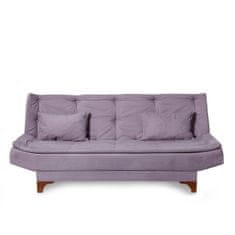 Atelier Del Sofa Raztegljiv kavč s 3 sedeži, Kelebek - siva