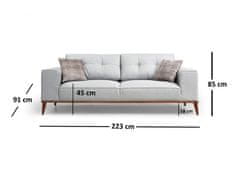 Atelier Del Sofa 3-sedežna zofa