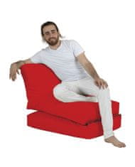 Atelier Del Sofa Garden Bean Bag, Siesta Sofa Bed Pouf - rdeča