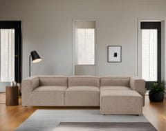 Atelier Del Sofa Kotna sedežna garnitura, Fora - rjava