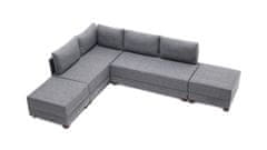 Atelier Del Sofa Kotna raztegljiva sedežna garnitura