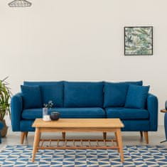 Atelier Del Sofa Zofa s 3 sedeži, Sofia - temno modra