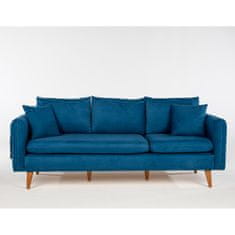 Atelier Del Sofa Zofa s 3 sedeži, Sofia - temno modra