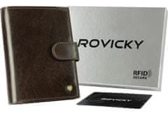 Rovicky Moška usnjena denarnica N62L-RVT-3227 D.Brown