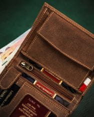 Peterson Velika, usnjena moška denarnica z domoljubnim motivom