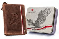 Peterson Velika, usnjena moška denarnica z RFID sistemom