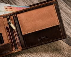 Peterson Usnjena dvobarvna moška denarnica